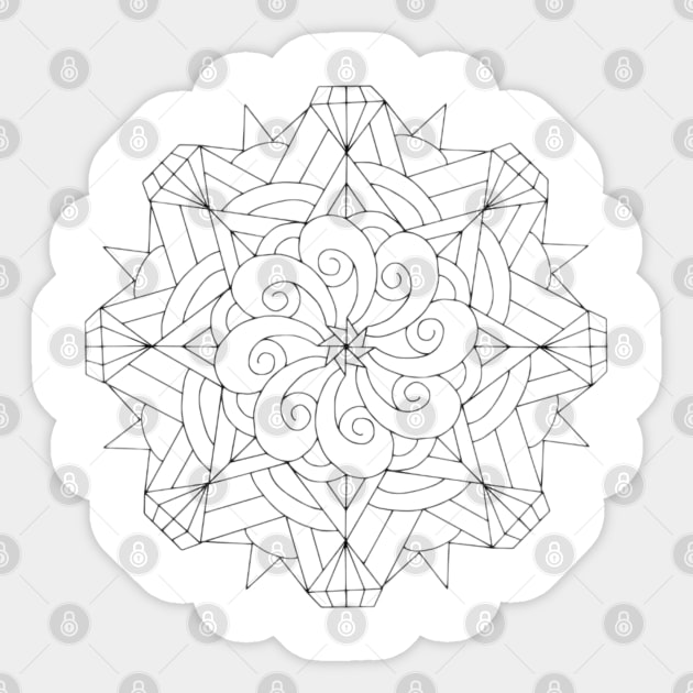 Mandala design Sticker by KiRich